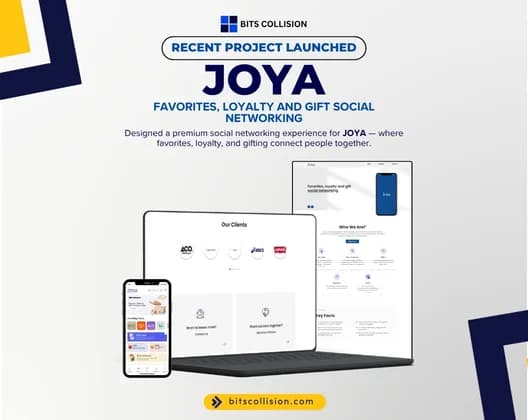 Joya social networking website and mobile app