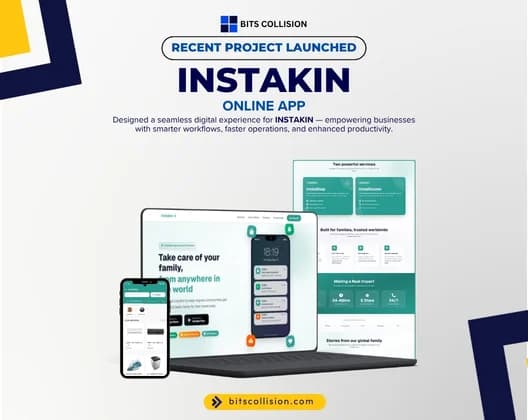 Instakin online app interface